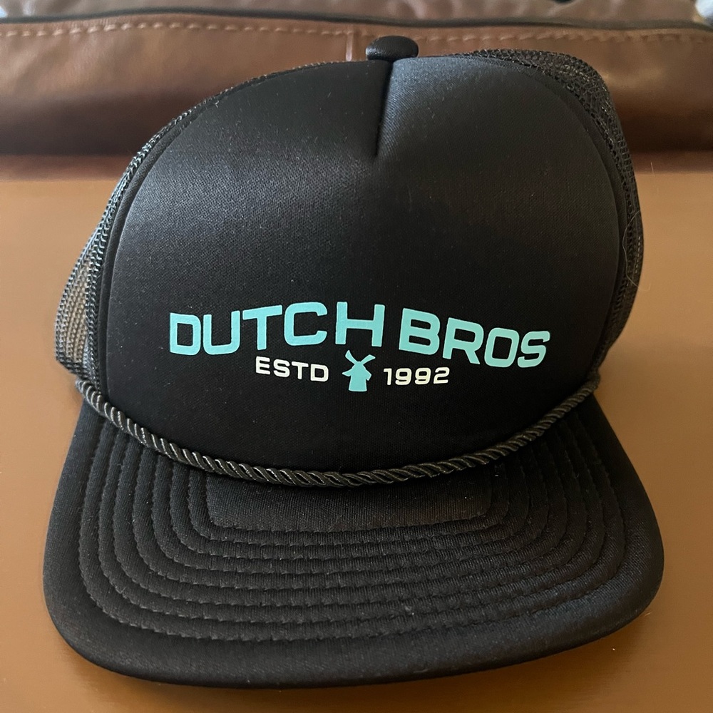 Dutch Bros Black snap back hat